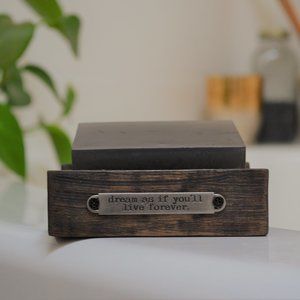 Juniper Manifestation Soap Dish- "Dream as if..."